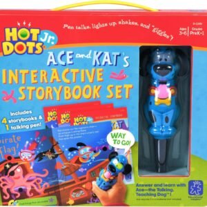 Educational Insights Hot Dots Jr. Interactive Storybook, 4 Books & Interactive Pen,