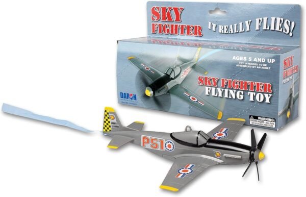 Daron Sky Fighter Flying Toy on a String Kit Fun