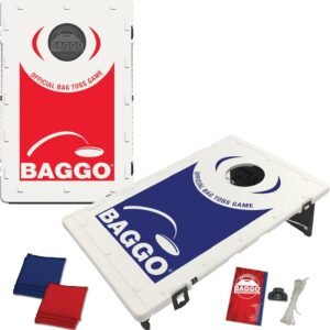 BAGGO Family Backyard Bean Bag Toss Portable Cornhole Game Kit