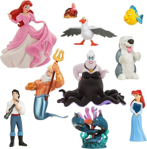 Disney The Little Mermaid Deluxe Figure Play Set Kit Toy