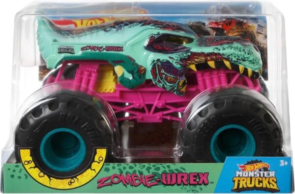 Hot Wheels Zombie Wrex Monster Truck, 124 Scale Kit Toy