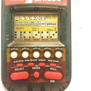 Electronic Handheld Yahtzee - Clear black Kit Toy Fun Kids