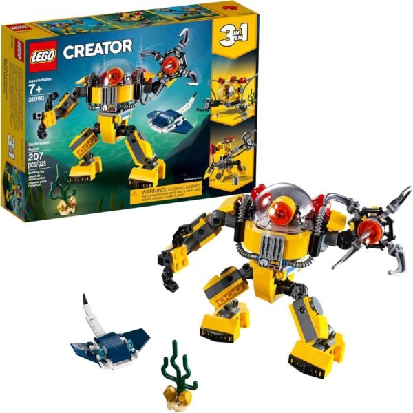 LEGO Creator 3in1 Underwater Robot 31090 Building Kit 207 Pieces