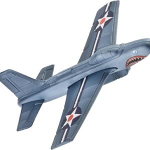 Aeromax Aerobatic Foam Flyer Shark Bite Edition Airplane, Grey/Silver Kit