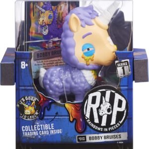 MGA Entertainment R.I.P. Rainbows in Pieces Gnarly, Messed Up Unicorn Character Bobby