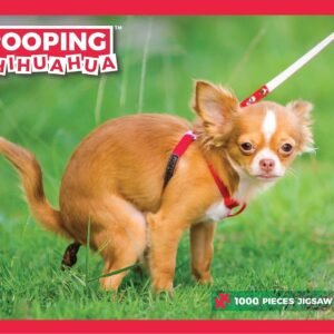 Pooping Chihuahua Puzzle - Funny Prank Gag Gift for Dog Lovers and
