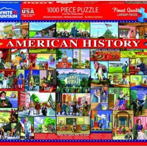 White Mountain American History - 1000 Piece Jigsaw Puzzle Kit
