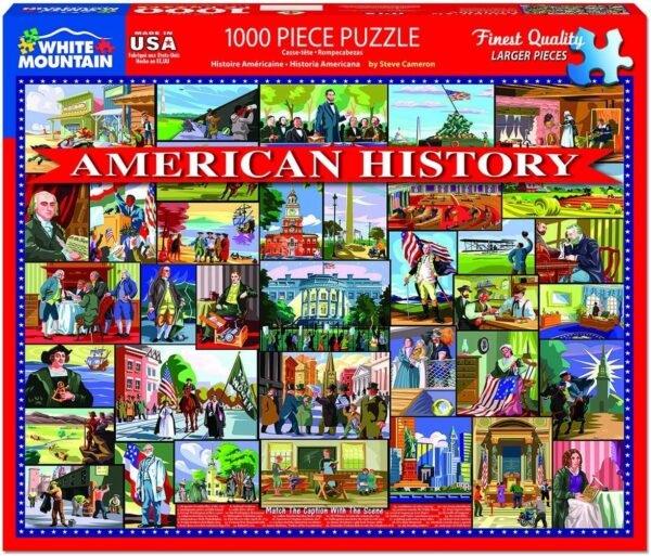 White Mountain American History - 1000 Piece Jigsaw Puzzle Kit