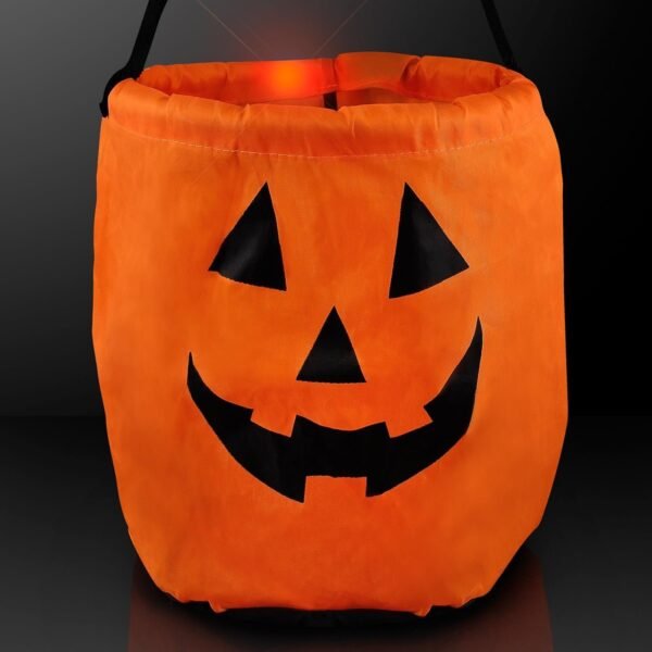 FlashingBlinkyLights Pumpkin Light Up LED Trick-Or-Treat Bag for Halloween Kit