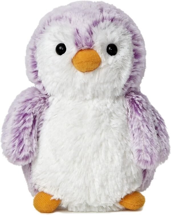 Aurora World Pom Pom Penguin Bright Violet Plush, 6 - 09822