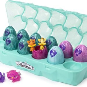 Hatchimals CollEGGtibles, Jewelry Box Royal Dozen 12-Pack Egg Carton with 2 Exclusive
