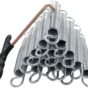 ZhenT Trampoline Spring Heavy Duty Galvanized Steel Replacement Kit for Extra Bounce,Come