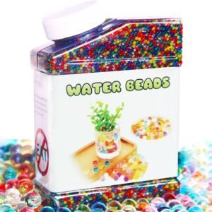 Elongdi Water Beads Pack Rainbow Mix Over 50,000 Beads Growing Balls, Jelly