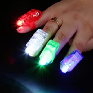 48 Pack - LED Finger Lights in Bulk - Party Favors for