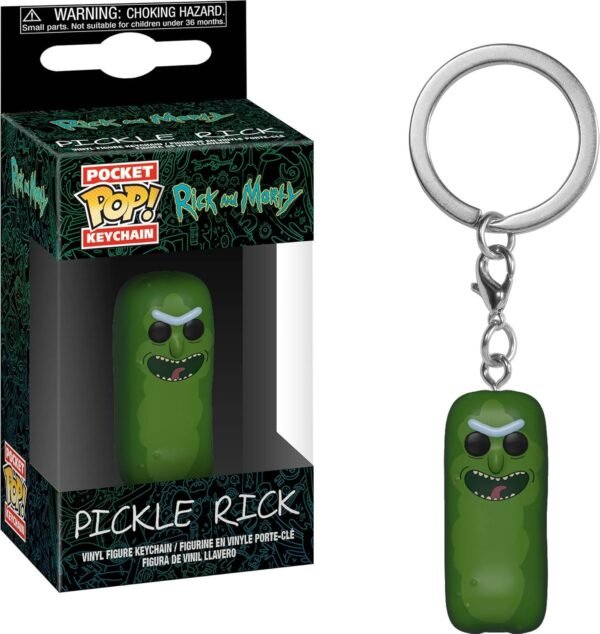 Funko 35929 Pop Keychain Rick & MortyPickle Rick, Multicolor Kit