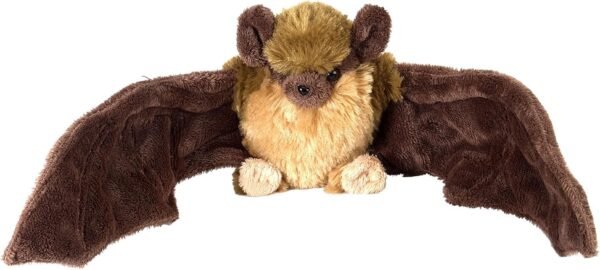 Wild Republic Brown Bat Plush, Stuffed Animal, Plush Toy, Gifts for Kids,