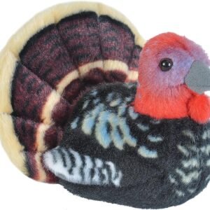 Wild Republic Audubon Birds Turkey Plush with Authentic Bird Sound, Stuffed Animal,