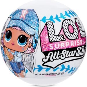 L.O.L. Surprise All-Star B.B.s Sports Series 1 Baseball Sparkly Dolls with 8