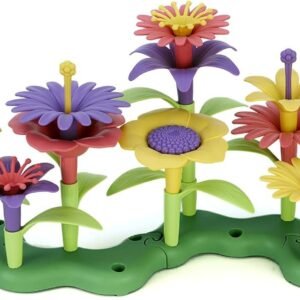 Green Toys Build-a-Bouquet Stacking Set, Assorted Kit Toy Fun Kids