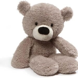 GUND Fuzzy Teddy Bear Stuffed Animal Plush, Gray, 13.5 Kit
