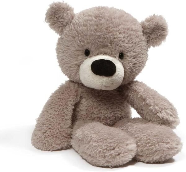 GUND Fuzzy Teddy Bear Stuffed Animal Plush, Gray, 13.5 Kit