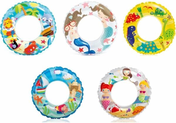 Intex Transparent Rings - Assorted Colors Kit Toy Fun Kids