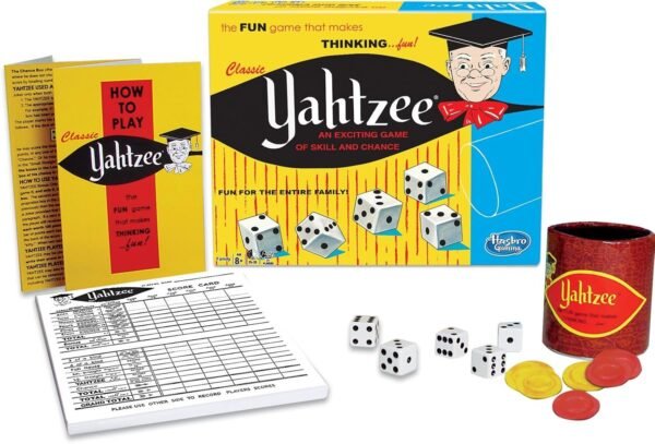 Classic Yahtzee, An Exciting Game Of Skill And Chance Kit