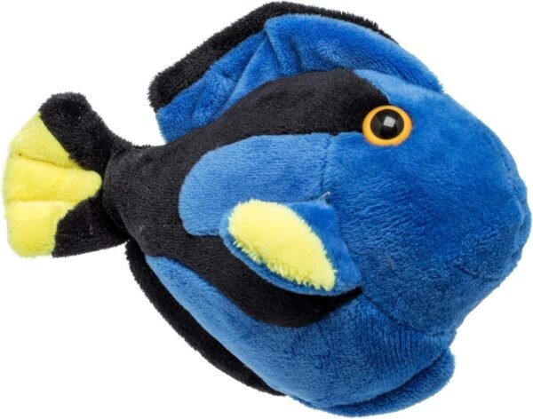 Wildlife Tree Single Blue Tang Fish Mini 4 Inch Small Stuffed Animal,