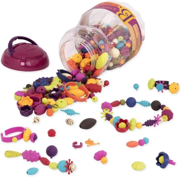 B. Toys - 500-Pcs Pop Snap Bead Jewelry - DIY Jewelry Kit