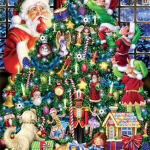 The Star on Top Christmas Jigsaw Puzzle 1000 Piece Kit