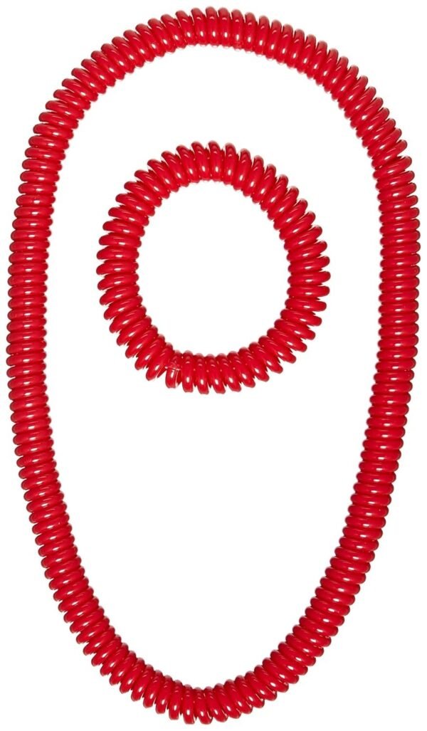 Abilitations Integrations Chewlery Chewable Jewelry - Necklace and Bracelet Set - Red