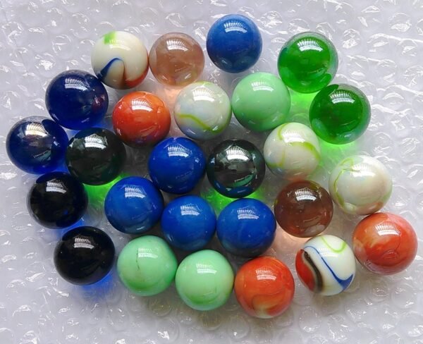 Qich 12pieces assorted color 1shooter marbles Kit Toy Fun Kids