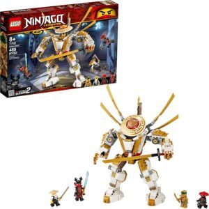 LEGO NINJAGO Legacy Golden Mech 71702, Cool Toys for Kids Building Kit,
