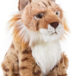 Wildlife Tree 9 Inch Stuffed Lynx Bobcat Plush Floppy Animal Kingdom Collection