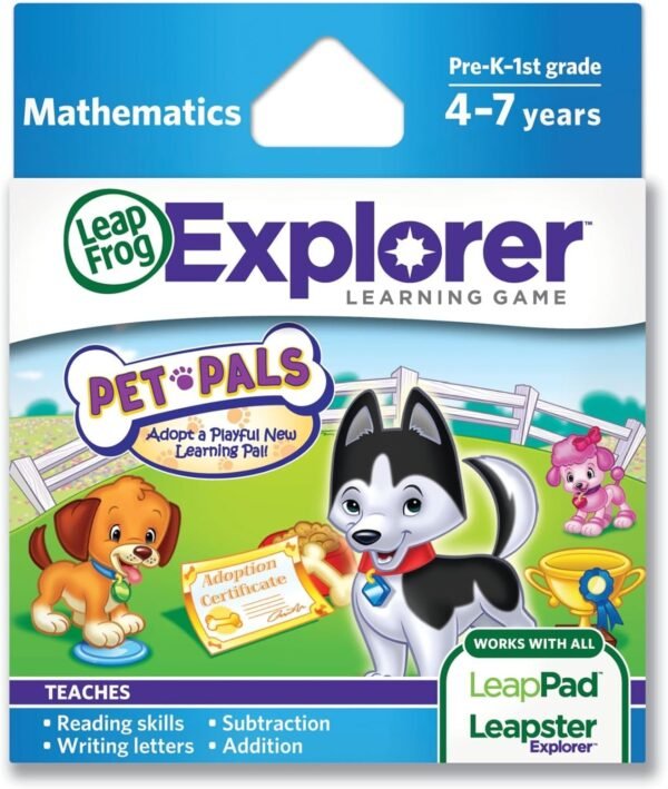LeapFrog Explorer Pet Pals Learning Game works with LeapPad Tablets, Leapster GS