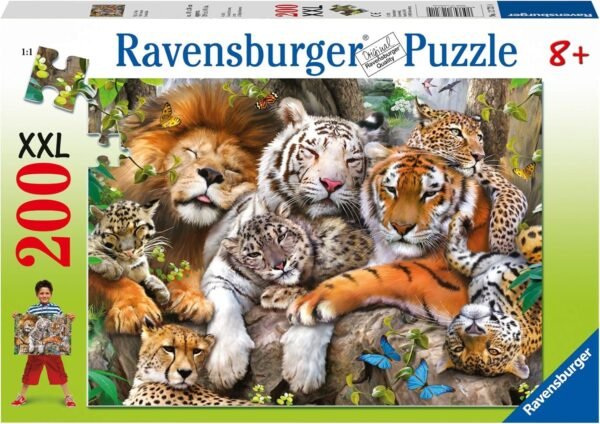 Ravensburger Big Cat Nap 200 Piece Jigsaw Puzzle for Kids Every Piece