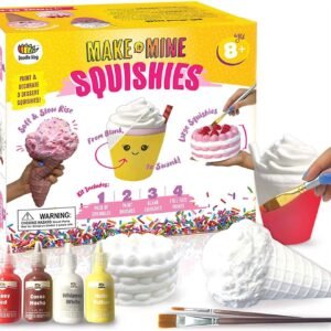 Arts and Crafts for Girls. DIY Dessert Paint Your Own Squishies Kit