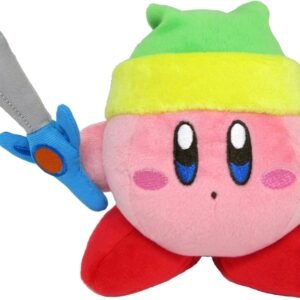 Little Buddy Kirbys Adventure All Star Collection Kirby Sword Stuffed Plush, 6,
