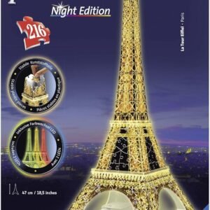 Ravensburger Eiffel Tower - Night Edition - 216 Piece 3D Jigsaw Puzzle