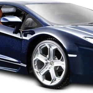 Maisto Lamborghini Aventador LP 700-4 Diecast Vehicle 124 Scale, Metallic Blue