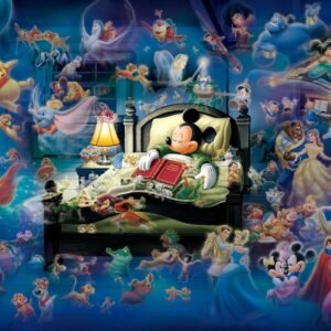 Tenyo Disney Mickeys Dream Fantasy Glow in the Dark Jigsaw Puzzle 500