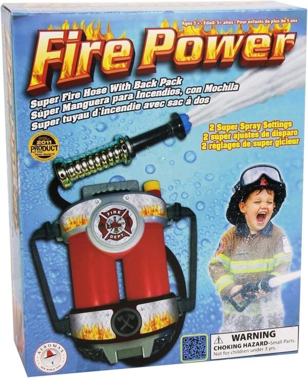 Aeromax Fire Power Super Fire Hose with Backpack Kit Toy