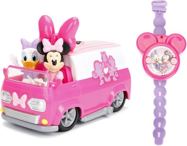 Jada Toys Disney Junior Minnie Mouse Happy Helpers Van RC/Radio Control Toy