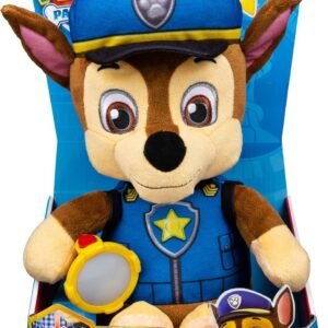 Paw Patrol, Snuggle Up Chase Plush with Flashlight and Sounds, for Kids
