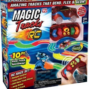 Ontel Magic Tracks RC - Remote Control Turbo Race Cars & 10