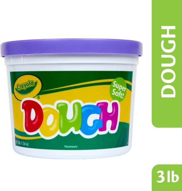 Crayola Dough, Purple, 3lb Bucket, Crumble Free, Arts & Crafts