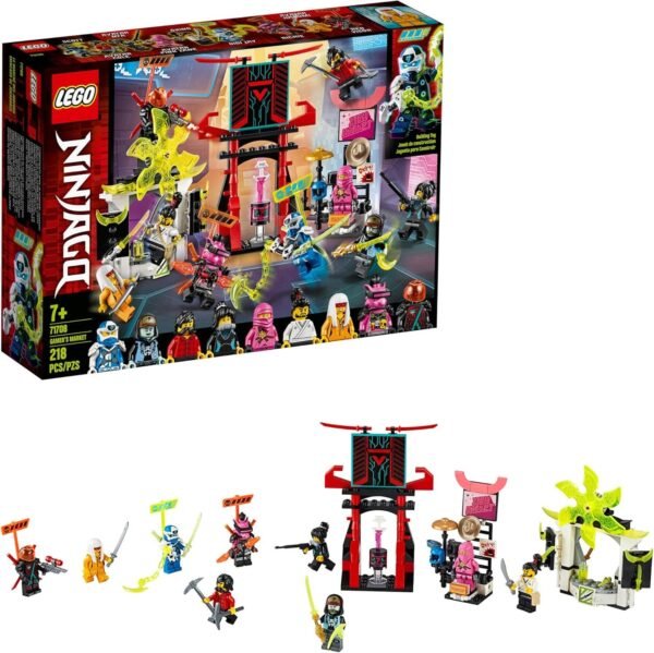 LEGO NINJAGO Gamers Market 71708 Ninja Market Building Kit, New 2020 218