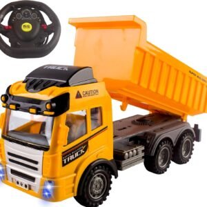 Vokodo RC Dump Truck Toy Construction Truck Remote Control Truck 4CH Full