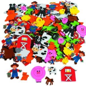 Fabulous Foam Adhesive Farm Shapes - Crafts for Kids and Fun Home