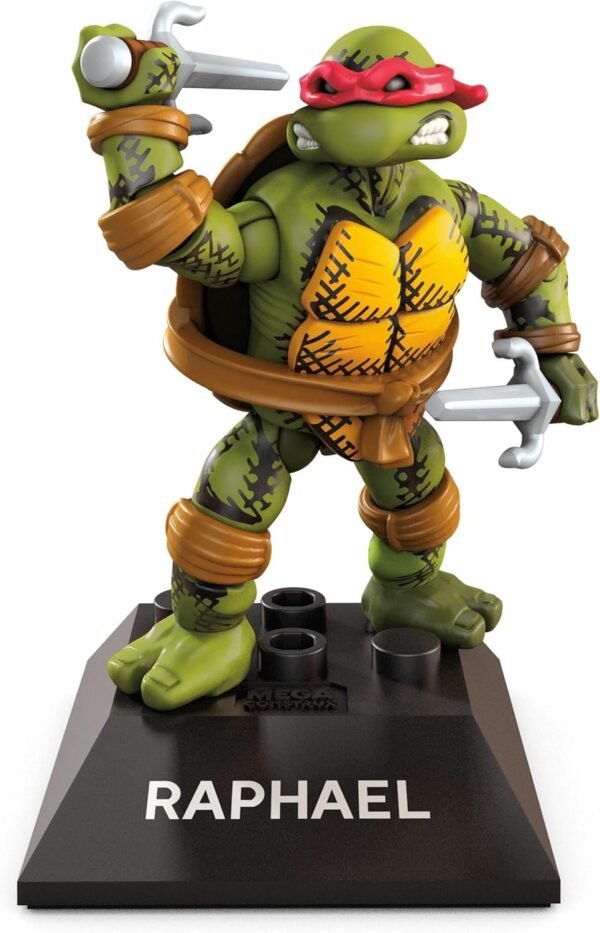Mega Construx Pro Builders Teenage Mutant Ninja Turtles Raphael Buildable Figure